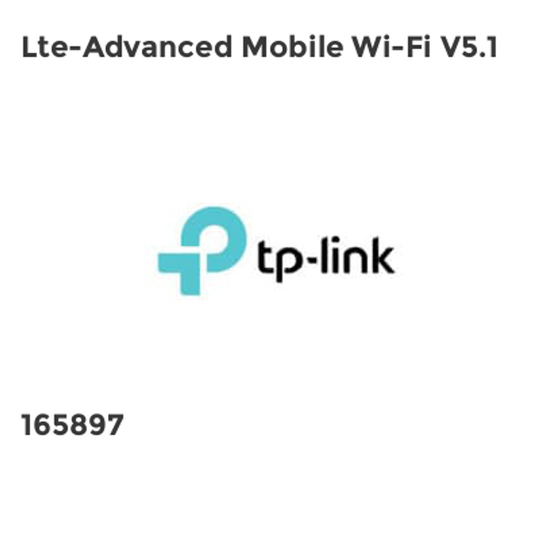 TP-Link Lte-Advanced Mobile Wi-Fi V5.1