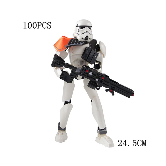 (Stormtrooper Commander) Star Wars Darth Vader Stormtrooper Sergeant Model block toys Compatible with Lego
