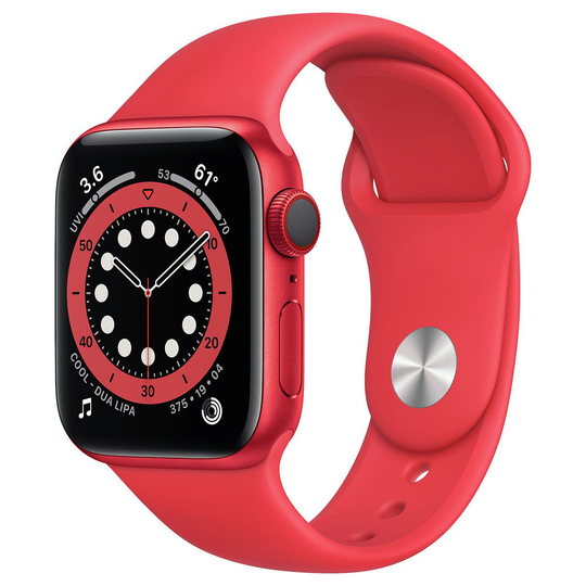 Apple Watch Series 6 Cellular 40mm Red Alu Case/Sport Band