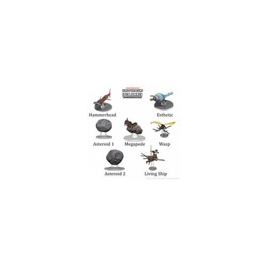 Wizkids Dungeons & Dragons Icons of the Realms: Ship Scale - Asteroid Encounters
