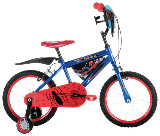 Disney Marvel Spiderman 16 inch Wheel Size Kids Bike - Red