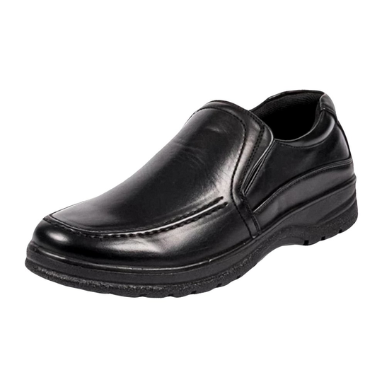 (8 UK) Dr Lightfoot Mens Black Slip on Shoes