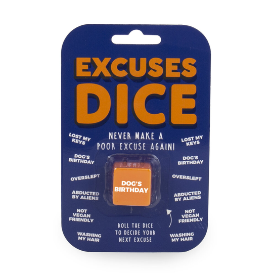 (Excuses Dice) Gift Republic Activity & Decision Dice Novelty Gift