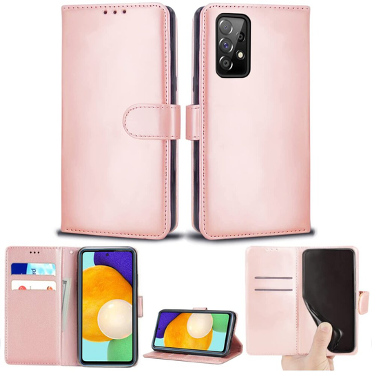 Case for Samsung Galaxy A53 5G, Leather Wallet Book Flip Folio Stand View Cover Magnetic Closure with Card Slots for Samsung...