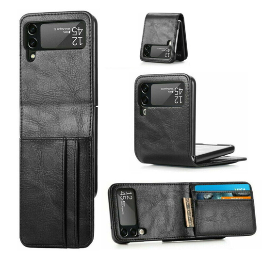 Wallet Case for Samsung Galaxy Z Flip 3 5G Leather Case w/ Card Holder