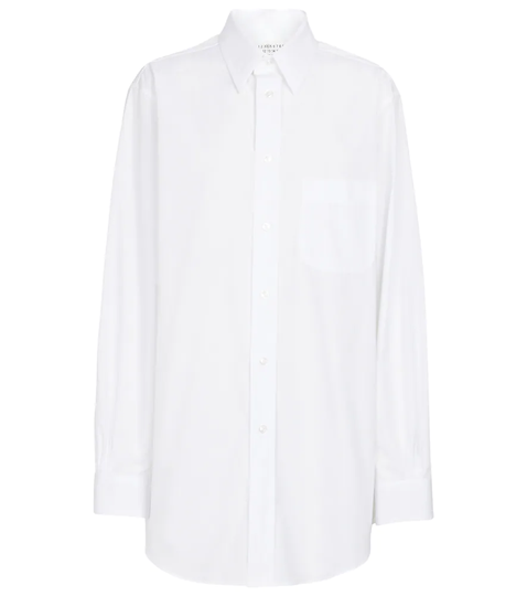 Cotton poplin shirt