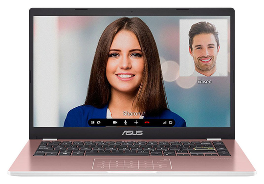 ASUS E410 14in Celeron 4GB 64GB Cloudbook - Pink