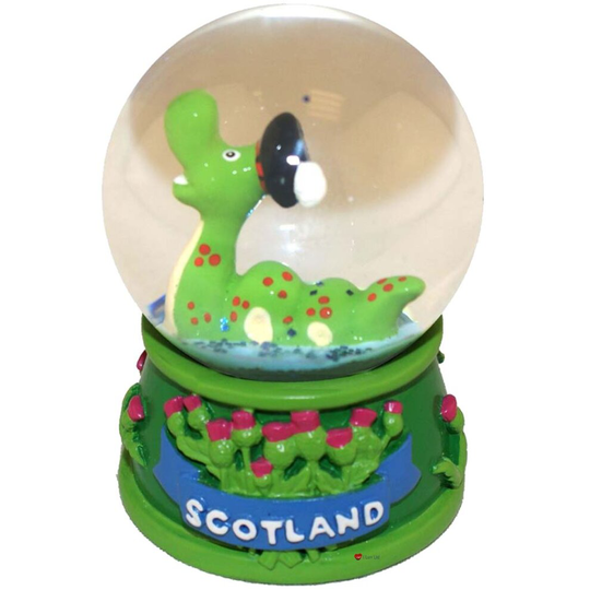 Scottish Waterball Snowglobe Nessie In Water Gift Snowglobe