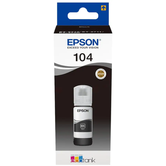 Epson Epson 104 Black Ink Bottle 70ml 4.5k pages - C13T00P140