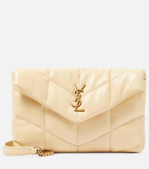 Puffer Mini leather shoulder bag