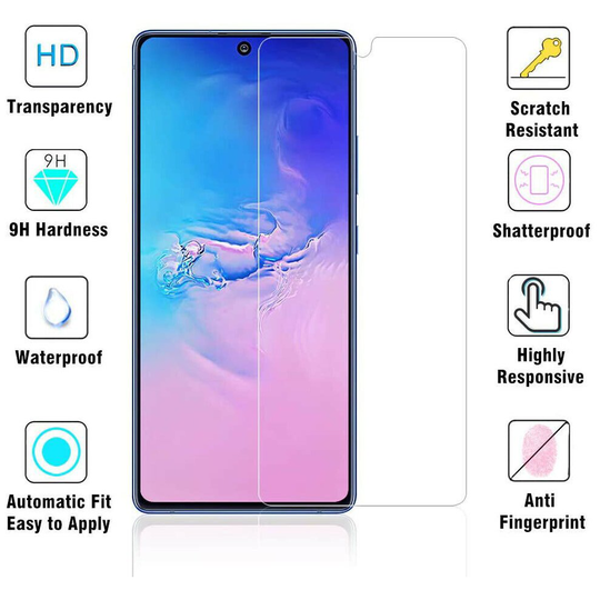 Tempered Glass Screen Protection 2.5D Samsung A71 Compatible