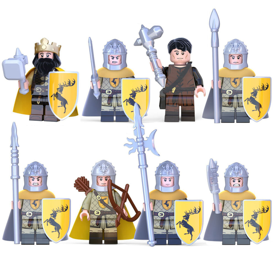8PCS Game of Thrones Building Block Minifigures Toys Fit Lego