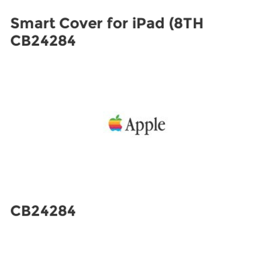 Apple Smart Cover for iPad (8TH CB24284- you get 3