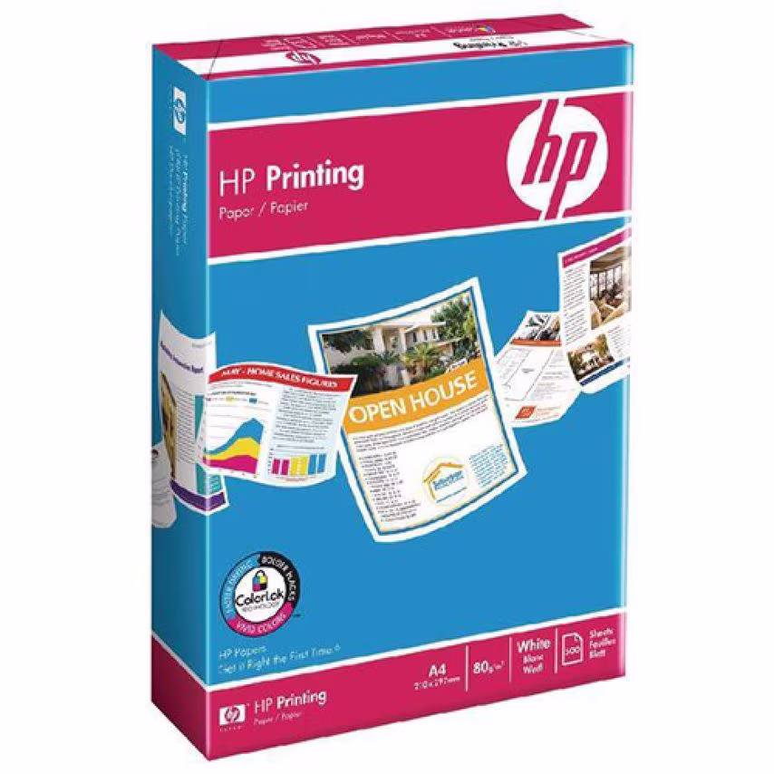 HP Office A3 80gsm Paper 1 Ream (500 Sheet) - Pack of 5