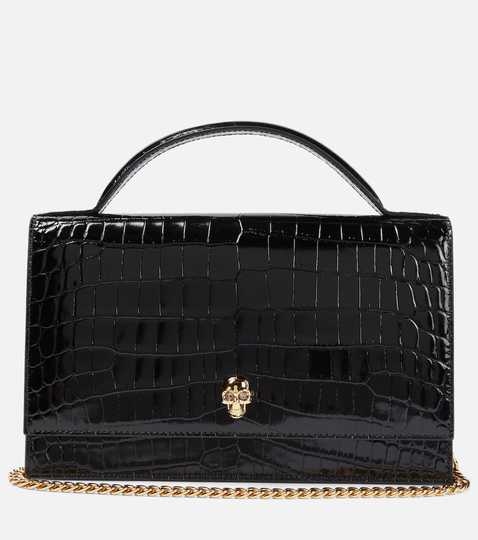 Skull Medium leather shoulder bag