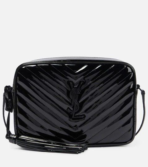 Lou Camera patent leather crossbody bag