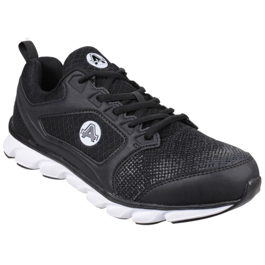 Amblers Safety AS707 Lightweight Non Leather Safety Trainer Black Size 10.5