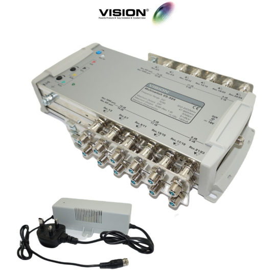 Vision V5-524 Multiswitch 5x24 Output Line Power + EV5-034 Power Supply