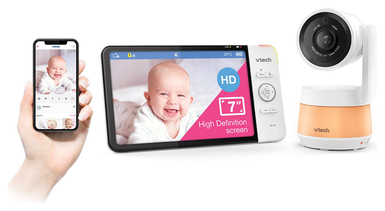 VTech RM7767HD Smart Video Monitor Multi Colour Night Light