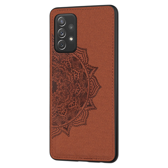 Samsung Galaxy A52 Mandala Print Phone Case -Brown