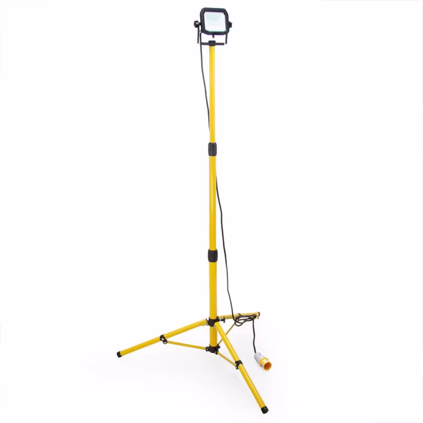 Imex Luceco LSLSTW201V-01 Tripod with Single LED Work Light 20W 110V