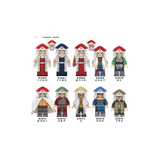 Anime series 10pcs Naruto Uzumaki Building Block Toys