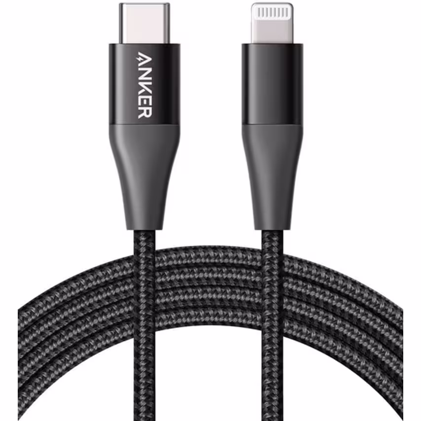 Anker Lightning Cable Powerline II USB-C to LTG 6FT Black