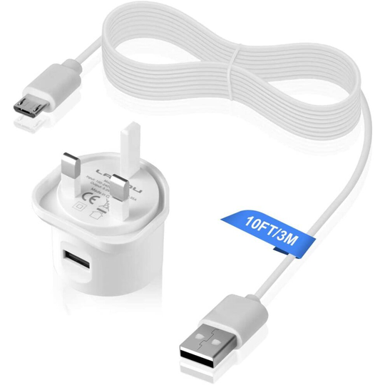 Power Cable for Nest Thermostat,AIEVE 3m USB Power Supply Cable Accessories for Google Nest Learning Thermostat 3rd Generation with Power Adapter,Cont