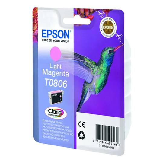 Epson Ink Medium Volume T080 Stylus Photo Light Magenta Ink