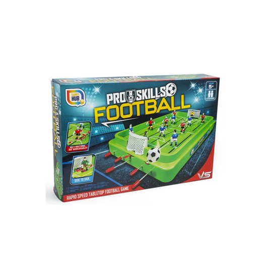 Games Hub Pro Skills Football Table Top Soccer Game Footballer Indoor Outdoor