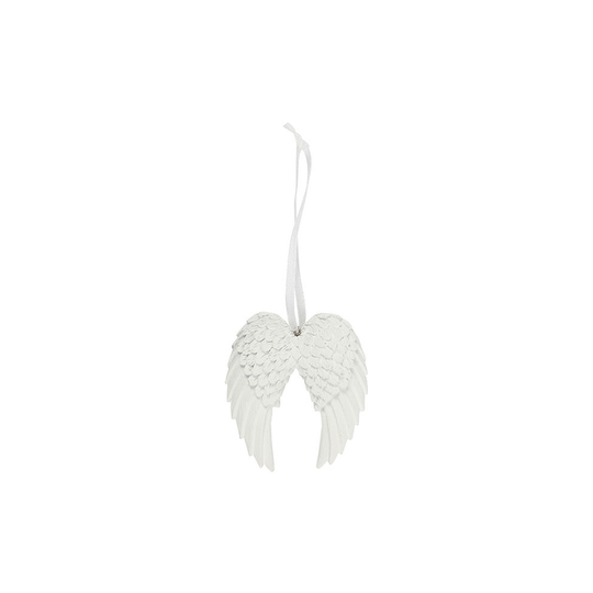 Double Angel Wing Hanging Decoration Pack Of 6