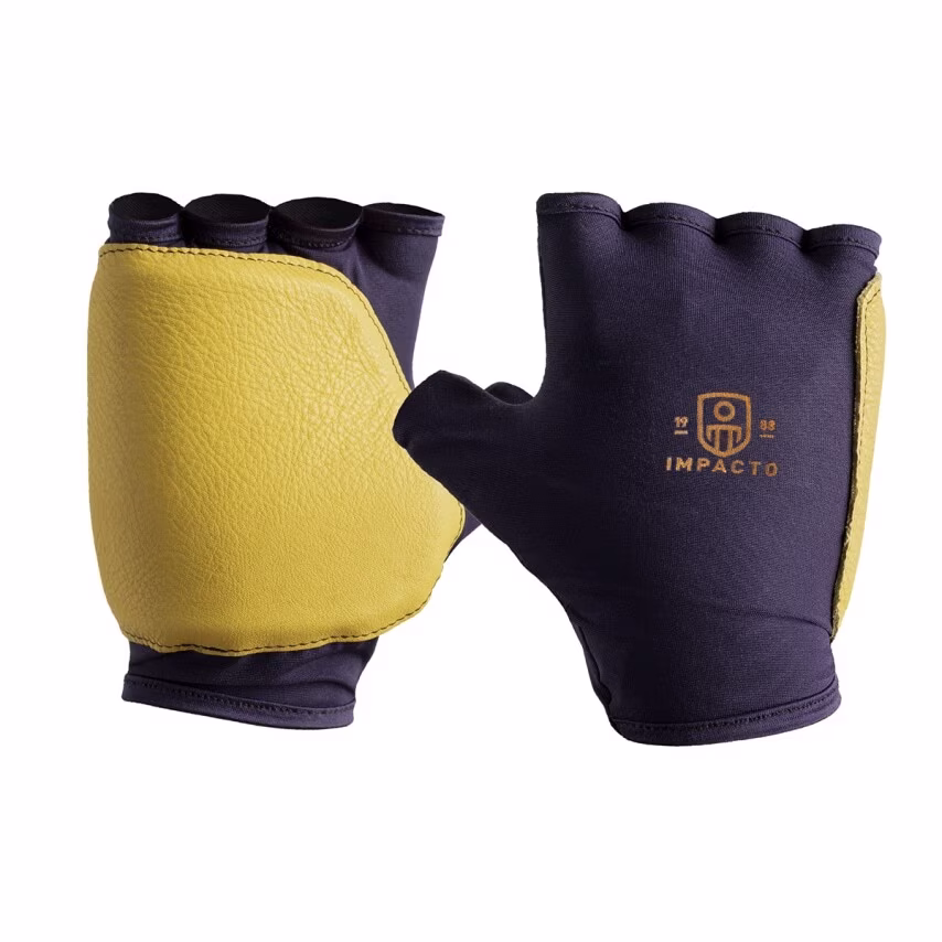 Impacto Protective Products Inc 523-24LPR Glove Impact 1/4 Suede Side