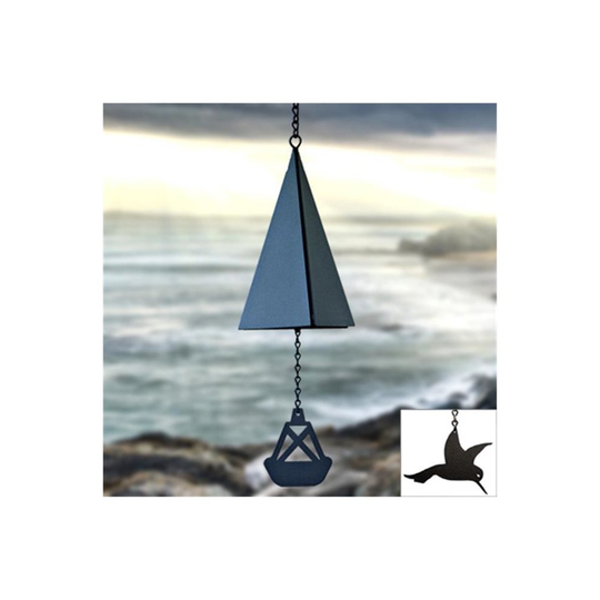 North Country Wind Bells Inc. 104.5016 Boston Harbor Bell with hummingbird wind catcher
