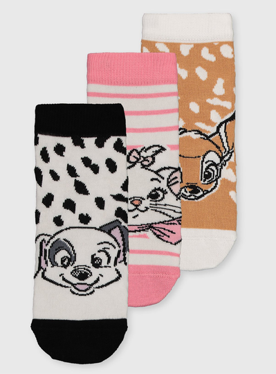 Disney Classic Socks 3 Pack - 12.5-3.5