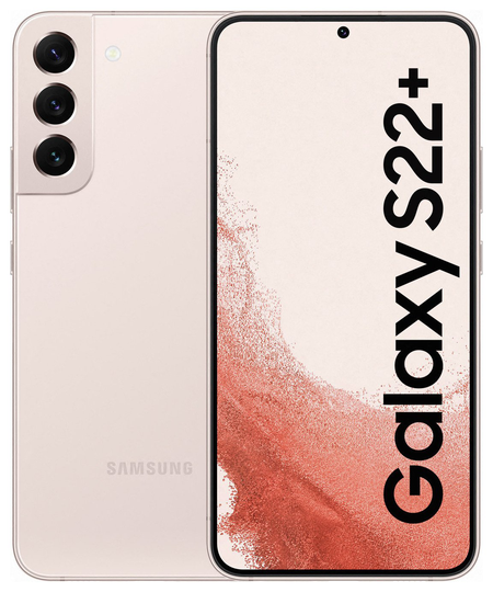 SIM Free Samsung Galaxy S22+ 5G 128GB Mobile Phone Pink Gold