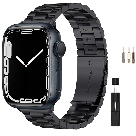42-45cm Stainless Steel Metal For Apple Watch Strap iWatch Wrist Band