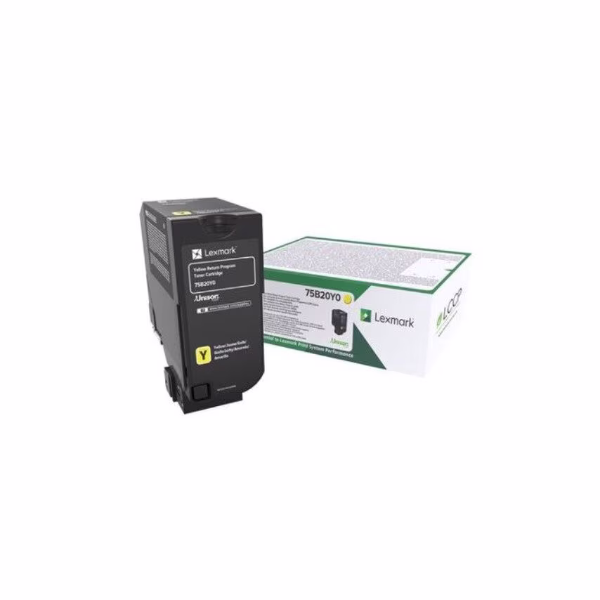 Lexmark 75B20Y0 Yellow Toner 10K