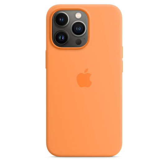 Apple Silicone Case with MagSafe for Apple iPhone 13 Pro - Marigold