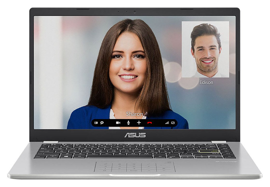 ASUS E210 11.6in Celeron 4GB 64GB Cloudbook - White