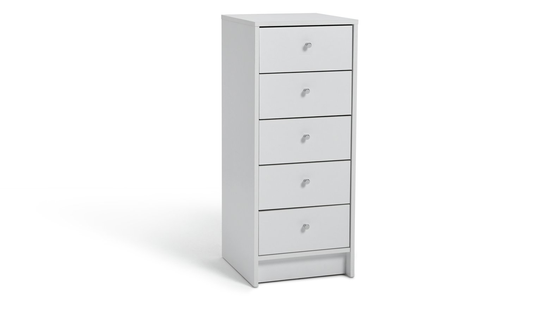 Argos Home Malibu 5 Drawer Tallboy - White