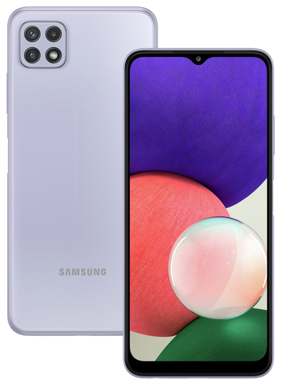 SIM Free Samsung A22 5G 64GB Mobile Phone - Violet