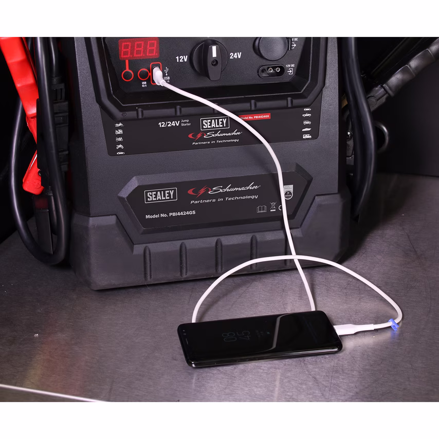 Sealey Schumacher RoadStart Emergency Jump Starter 12/24V 4600 Peak Amps - Dekra