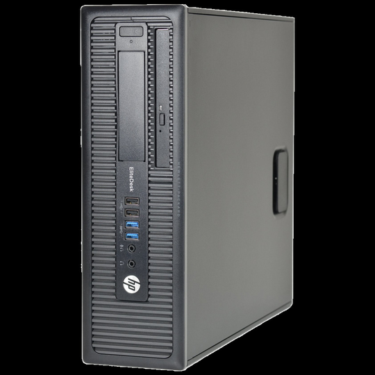 HP Elitedesk Slim Desktop PC SFF AMD 3.7Ghz 120GB SSD+500 HDD WIN 10