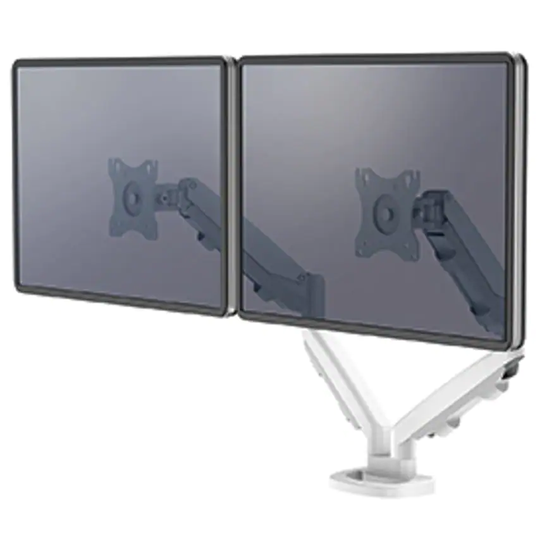 Fellowes Eppa Dual Monitor Arm - White