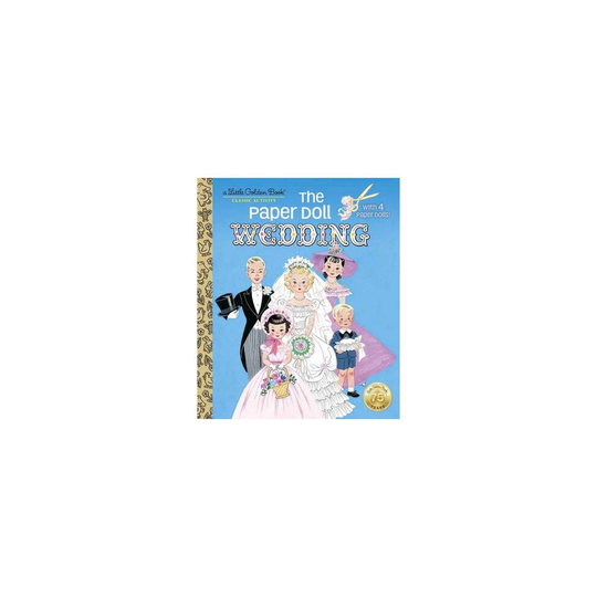 Paper Doll Wedding - A Golden Book by Miloche & Hilda