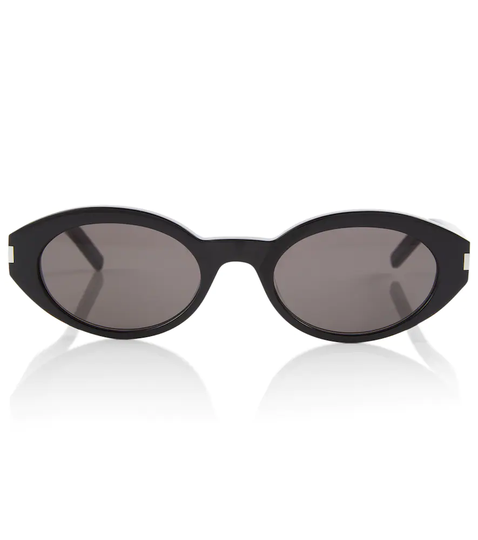 Oval acetate sunglasses