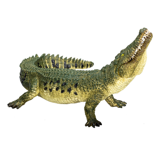 Animal Planet Wild Life & Woodland Crocodile with Articulated Jaw Toy Figure