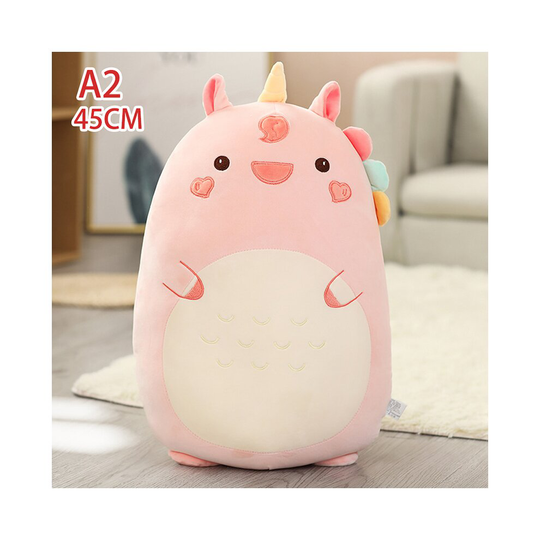 (Pink Unicorn, 45CM Hight) Squishmallows Animal Soft Pillow Plush Toy