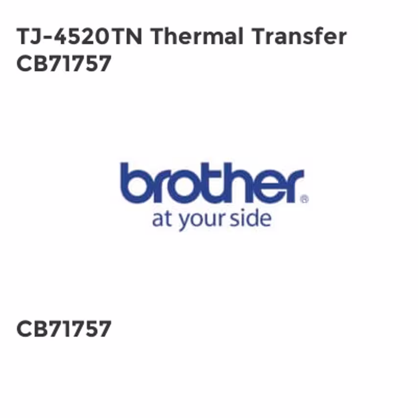 Brother TJ-4520TN Thermal Transfer CB71757