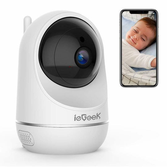 1080P WiFi Camera Baby Pet Monitor, Smart Wireless Indoor IP Camera